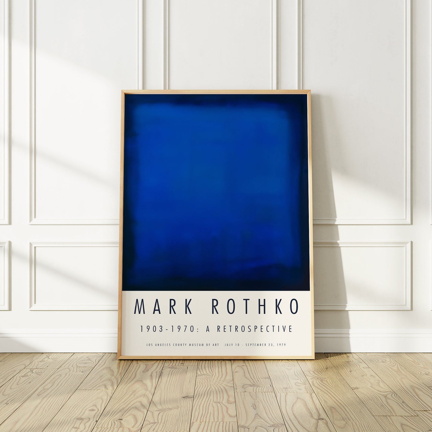 Mark Rothko 1969 Los Angeles Exhibition Poster