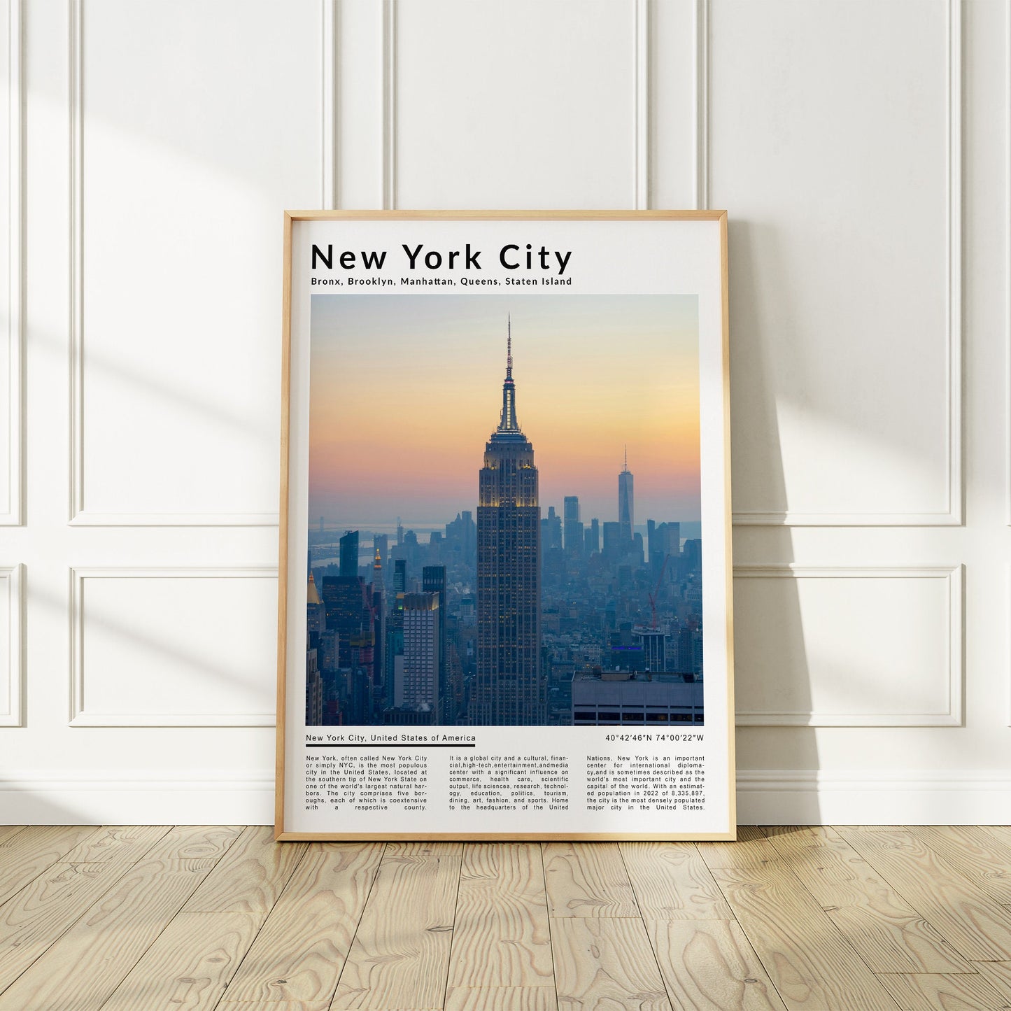 New York City Travel Poster