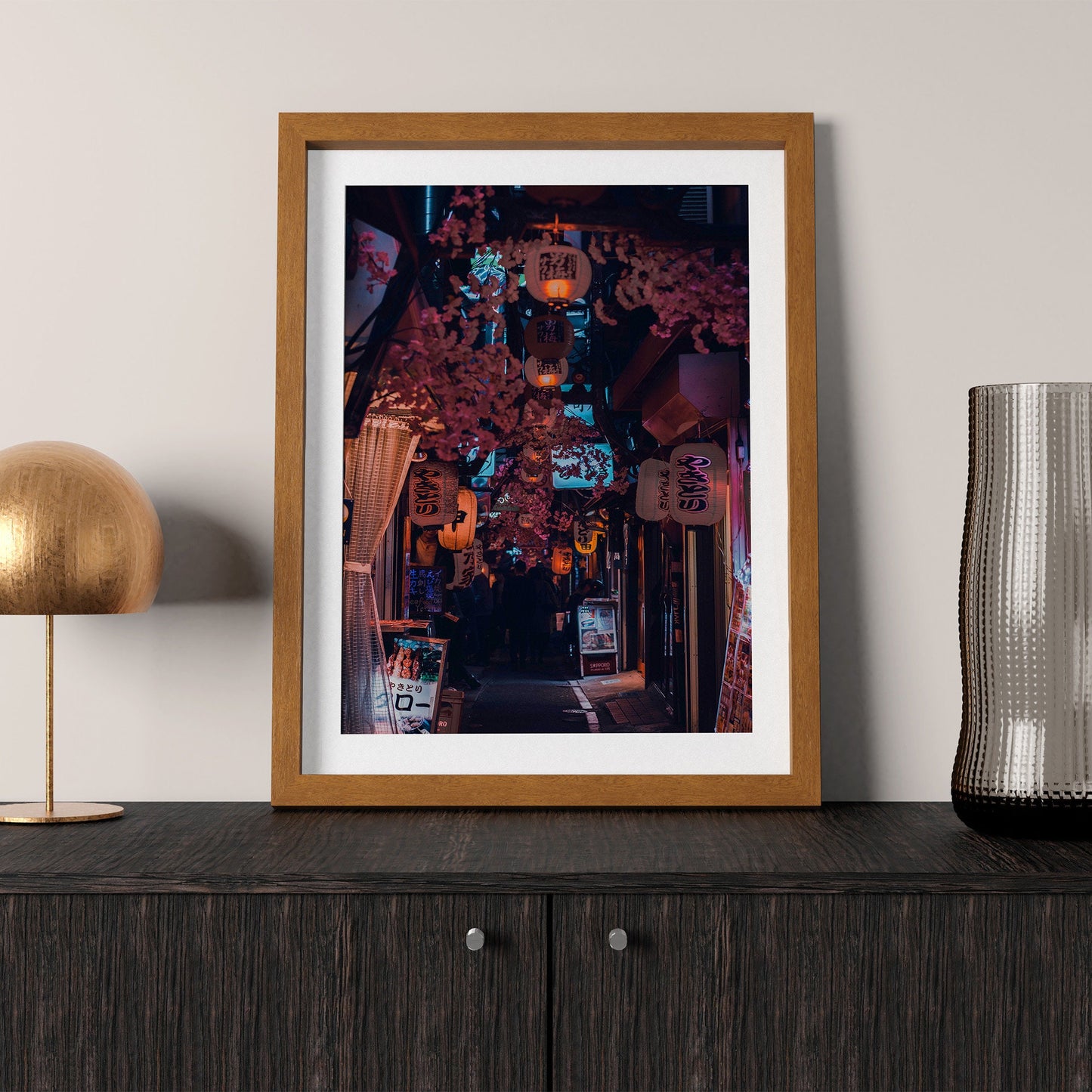 Japan Tokyo Golden Gai Print, Small Bars Alley Photography