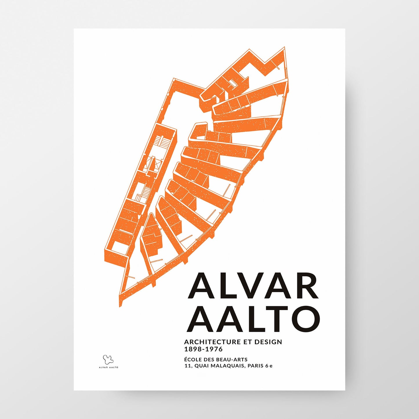 Alvar Aalto Architecture Exhibition Poster