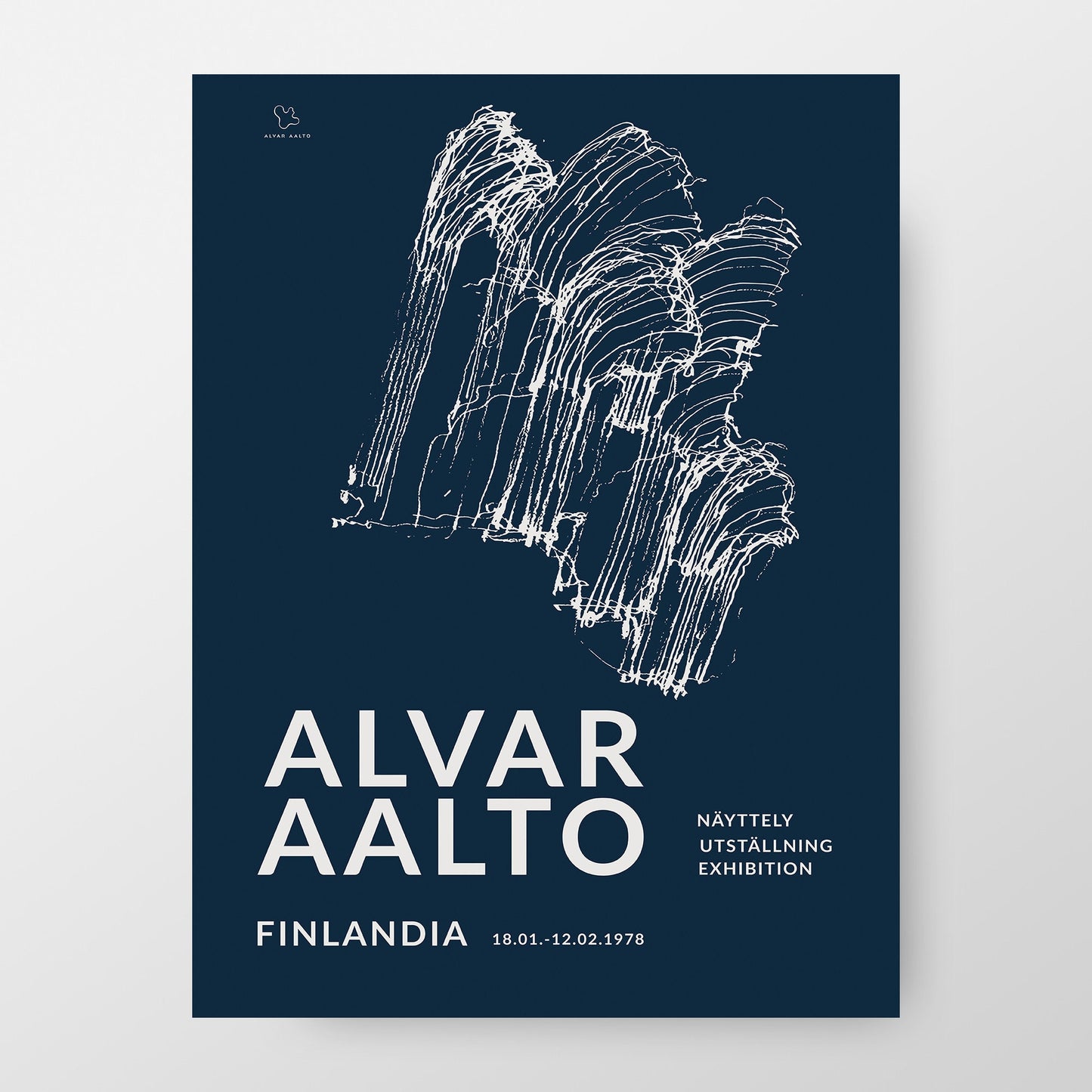 1978 Architecture Exhibition Poster by Alvar Aalto