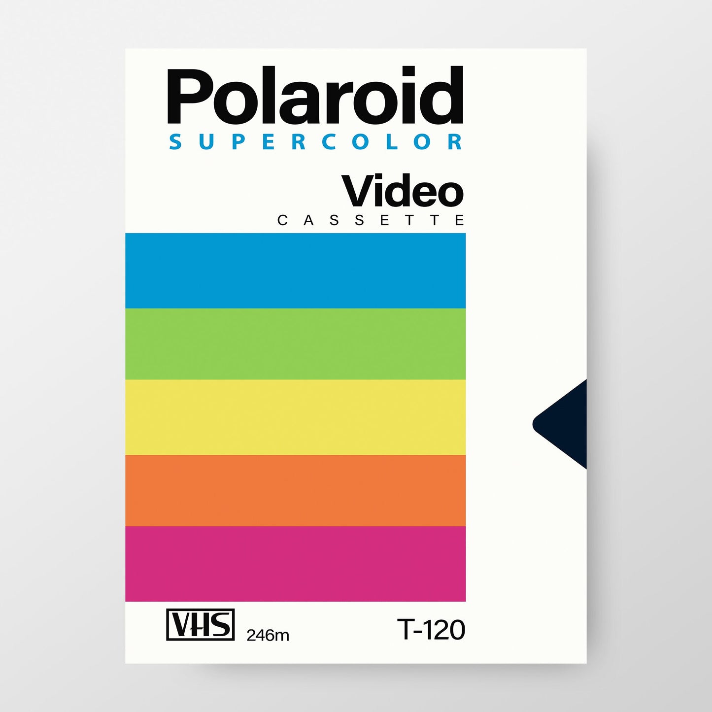 Retro Polaroid 80s VHS Tape Poster