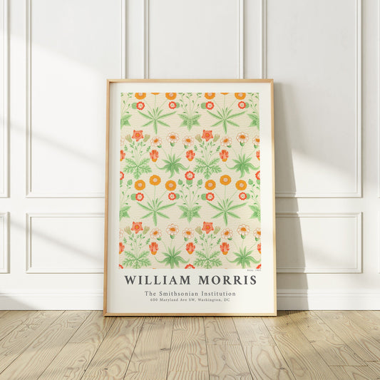 Flowers Pattern Art Print by William Morris