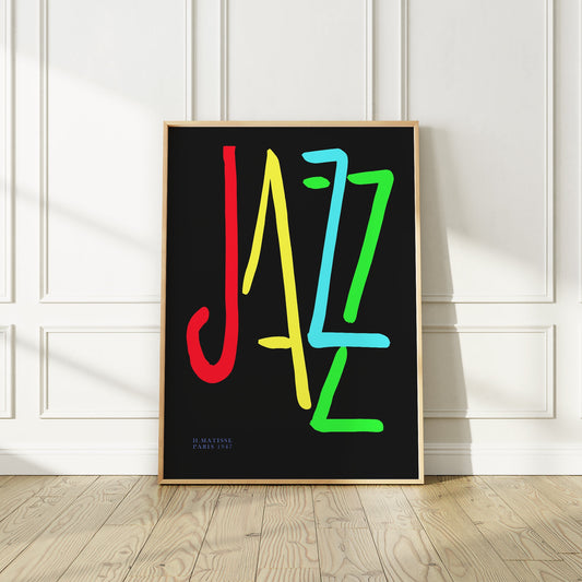 Vibrant Henri Matisse "JAZZ" Art Print, Made in Paris in 1947