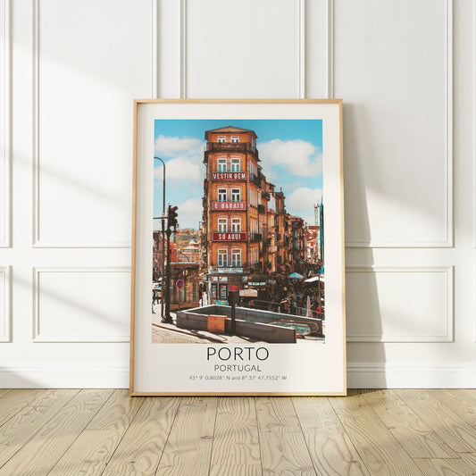 Porto Portugal Travel Poster