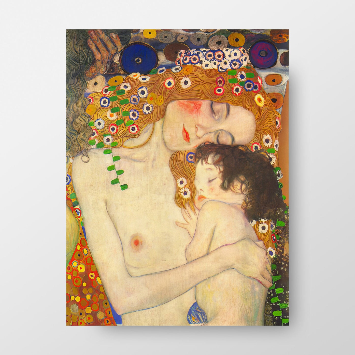 Gustav Klimt 1950 « Mère et enfant » Tirage d’art