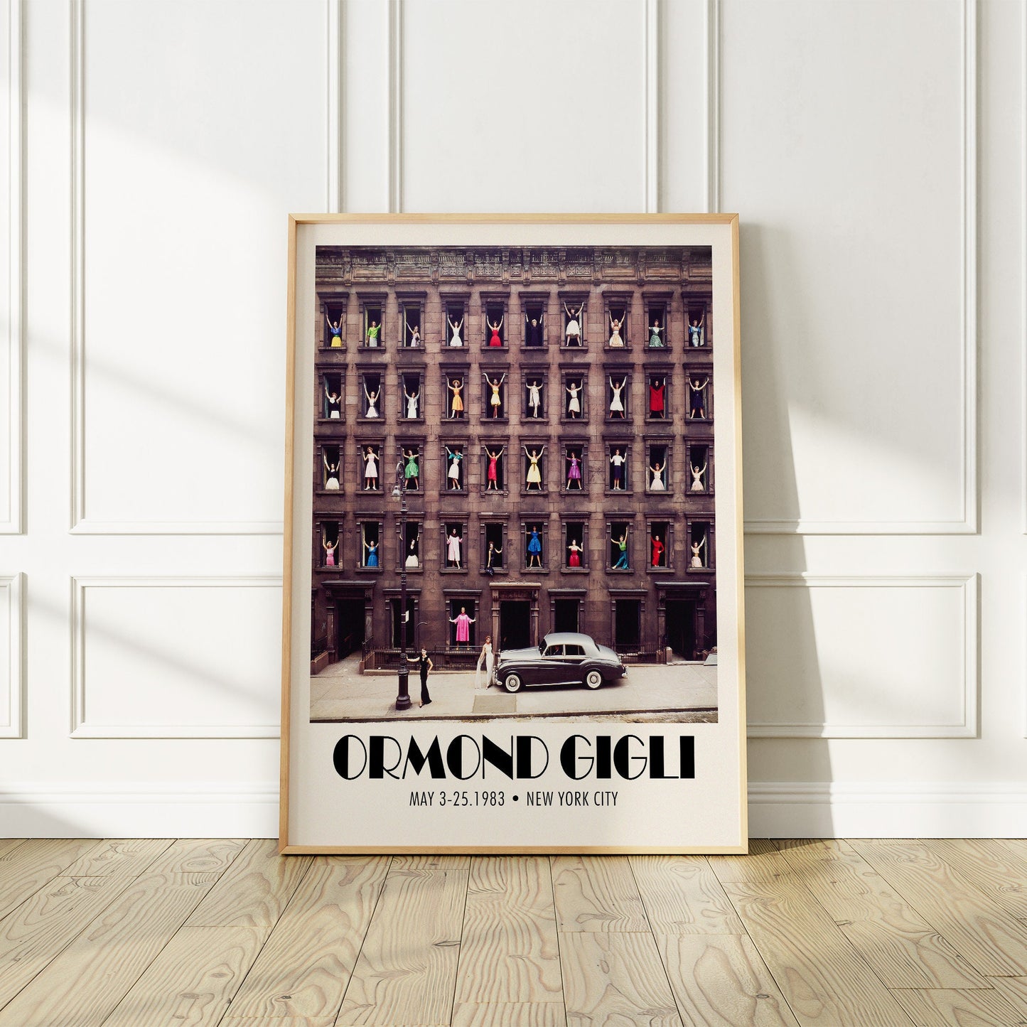 Ormond Gigli New York City 1983 "Girls in Windows" Poster