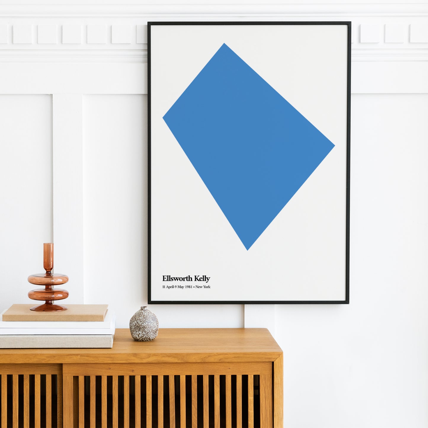 Ellsworth Kelly New York City Exhibition Poster