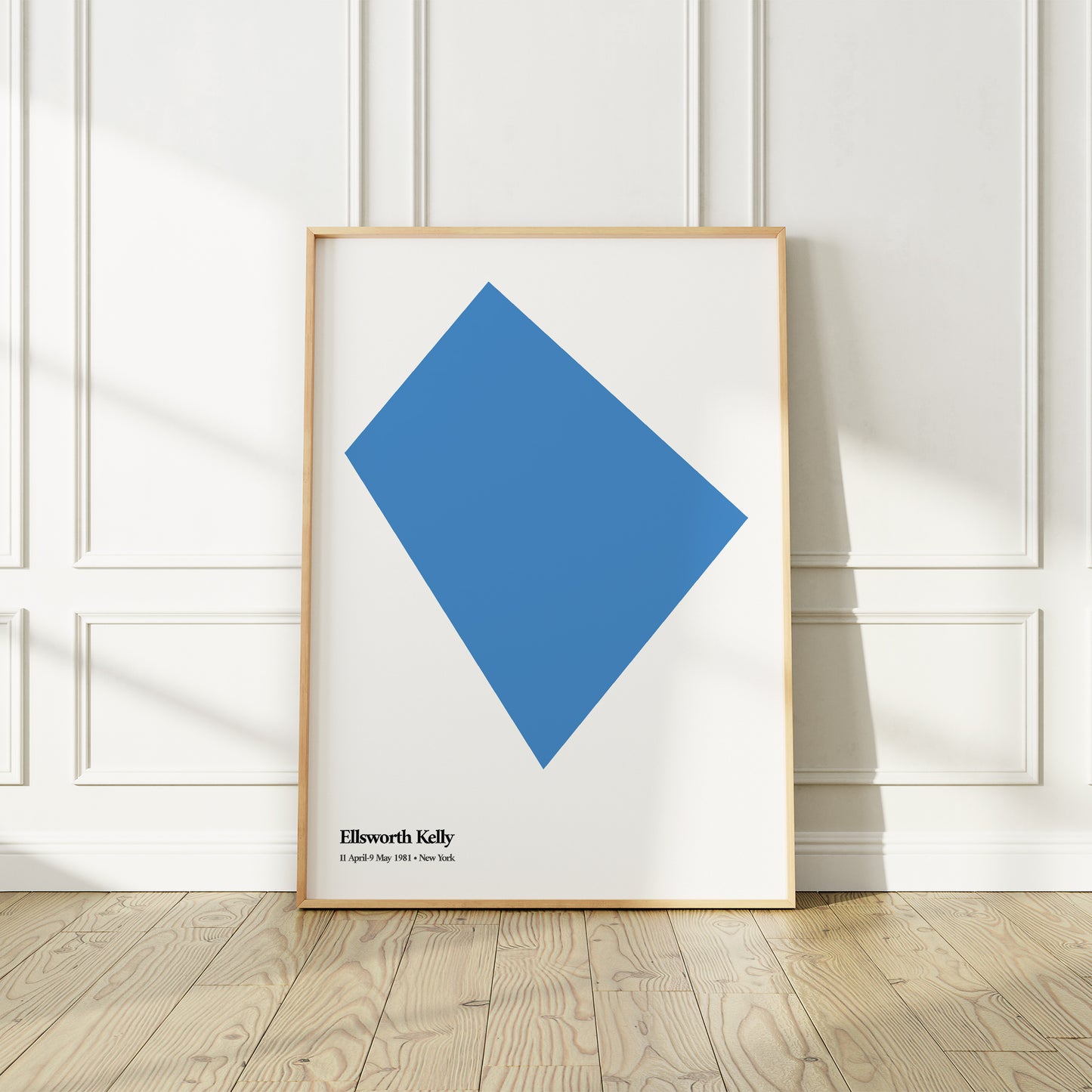 Ellsworth Kelly New York City Exhibition Poster