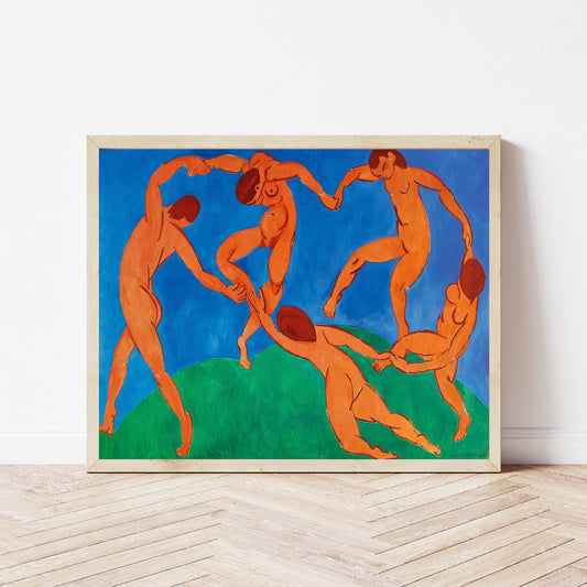 Henri Matisse "La Danse" 1910 Enhanced Colorful Painting Print