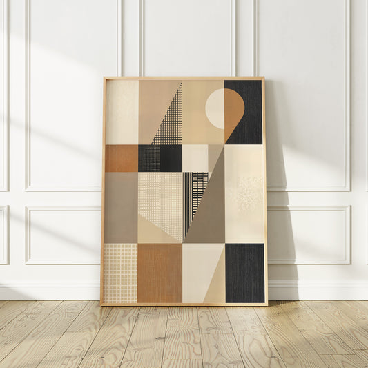 Mid-Century Modern Abstract Art Print