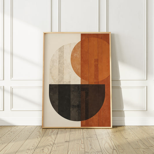 Mid-Century Modern Abstract Art Print