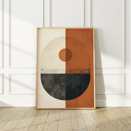 Mid-Century Modern Abstract Art Print