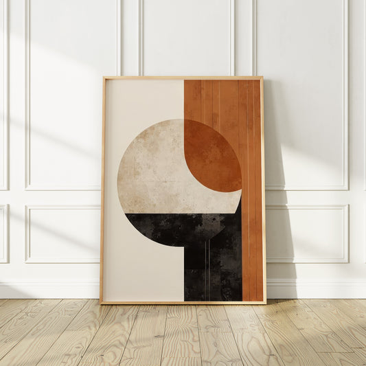 Mid-Century Modern Abstract Art Print
