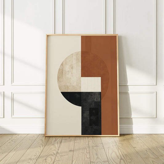 Mid-Century Modern Abstract Art Print