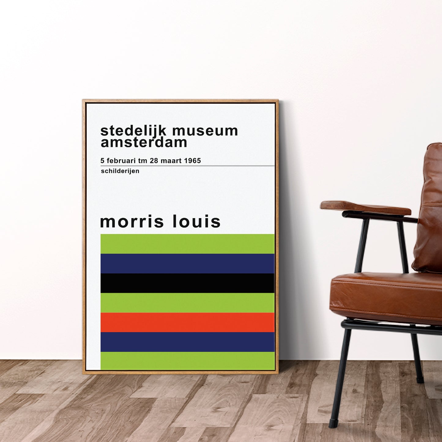 Morris Louis 1965 Amsterdam Exhibition Poster