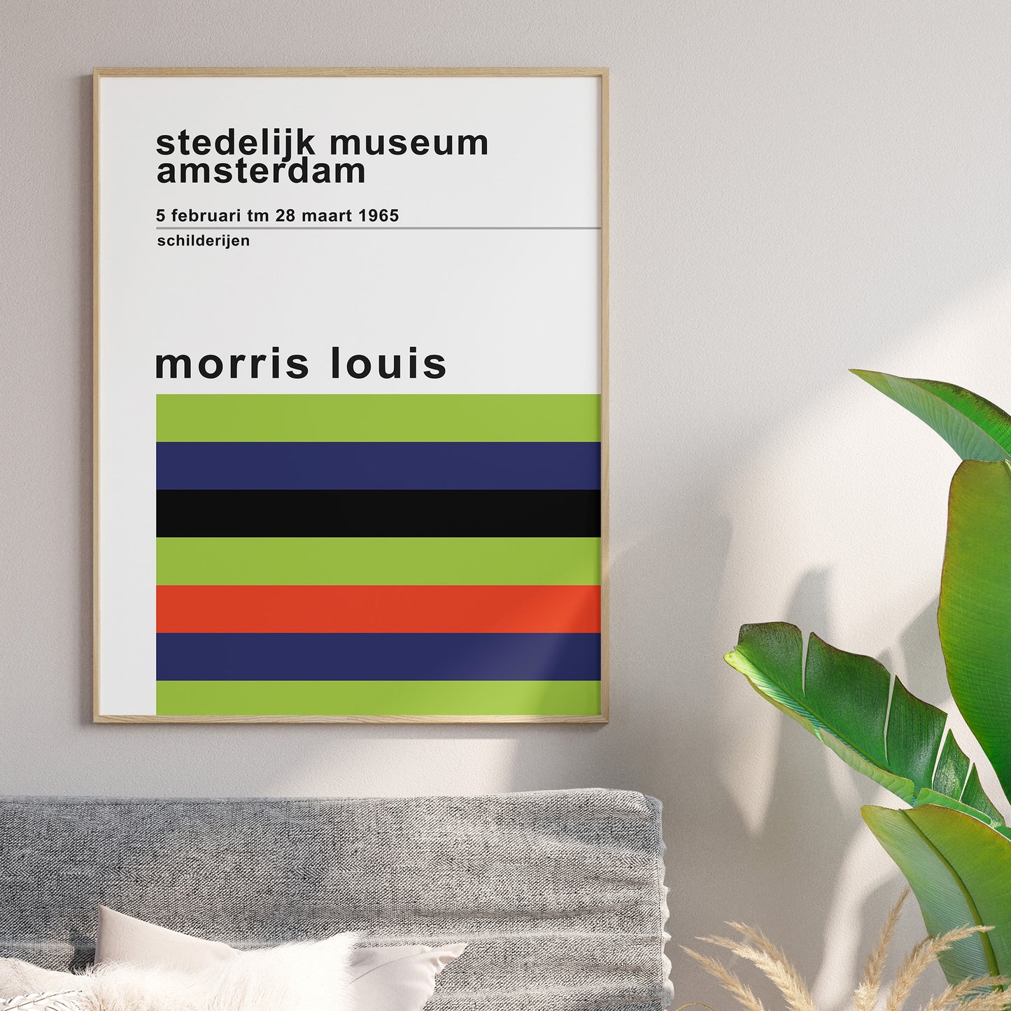 Morris Louis 1965 Amsterdam Exhibition Poster