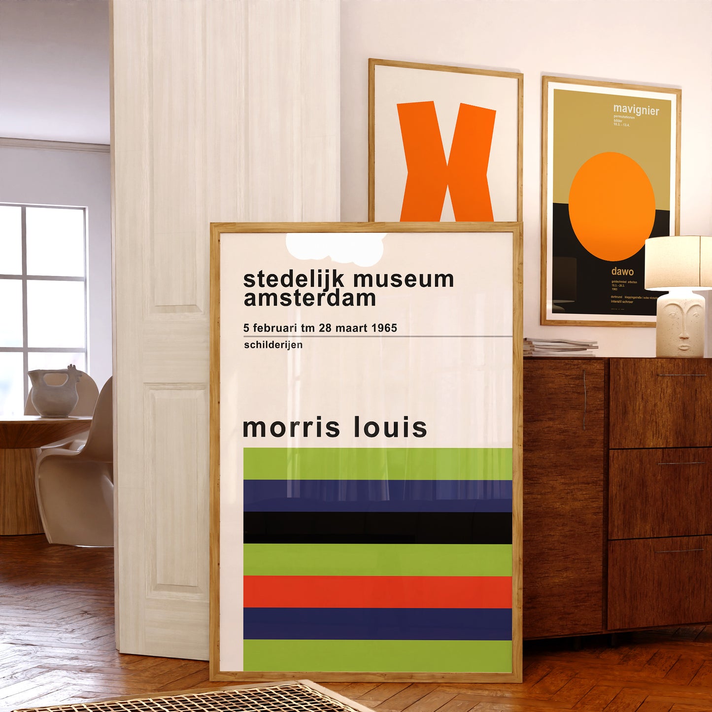 Morris Louis 1965 Amsterdam Exhibition Poster