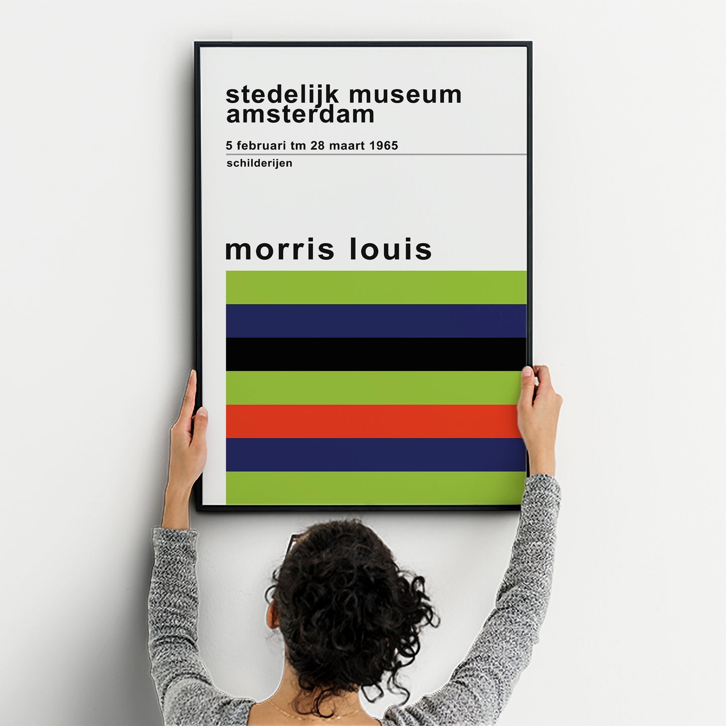 Morris Louis 1965 Amsterdam Exhibition Poster