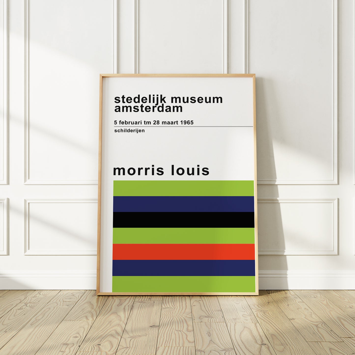 Morris Louis 1965 Amsterdam Exhibition Poster