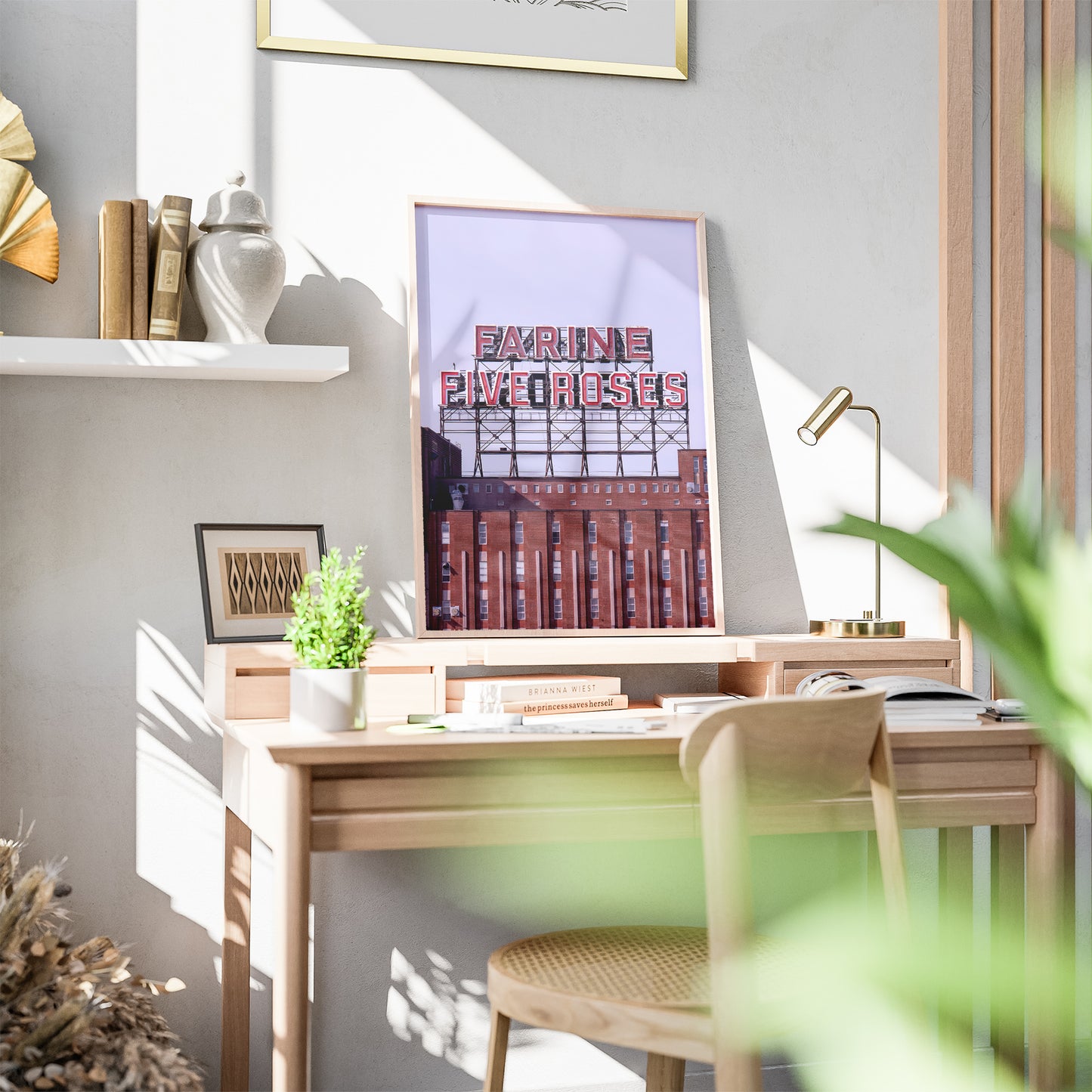 Montreal Iconic "Farine Five roses" neon Photography Print