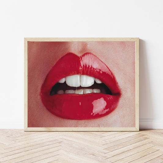 Red Lips Poster | 1960 Ormond Gigli