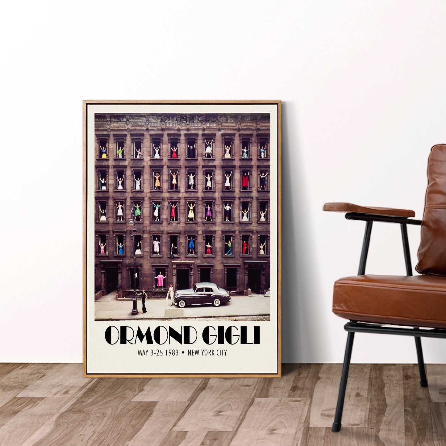 Ormond Gigli New York City 1983 "Girls in Windows" Poster