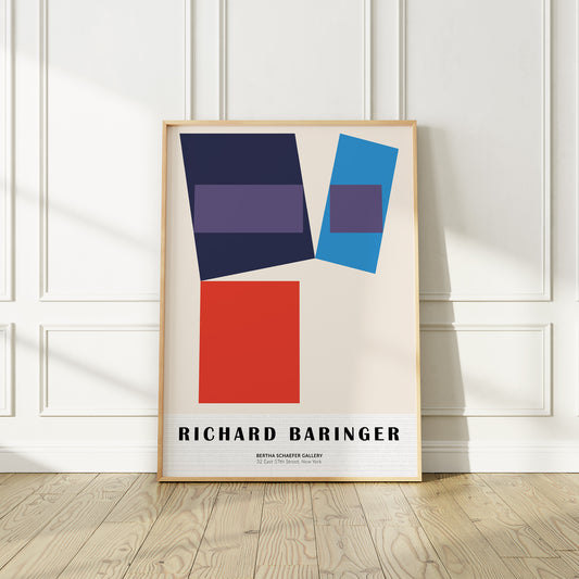 Richard Baringer New York Exhibition Poster