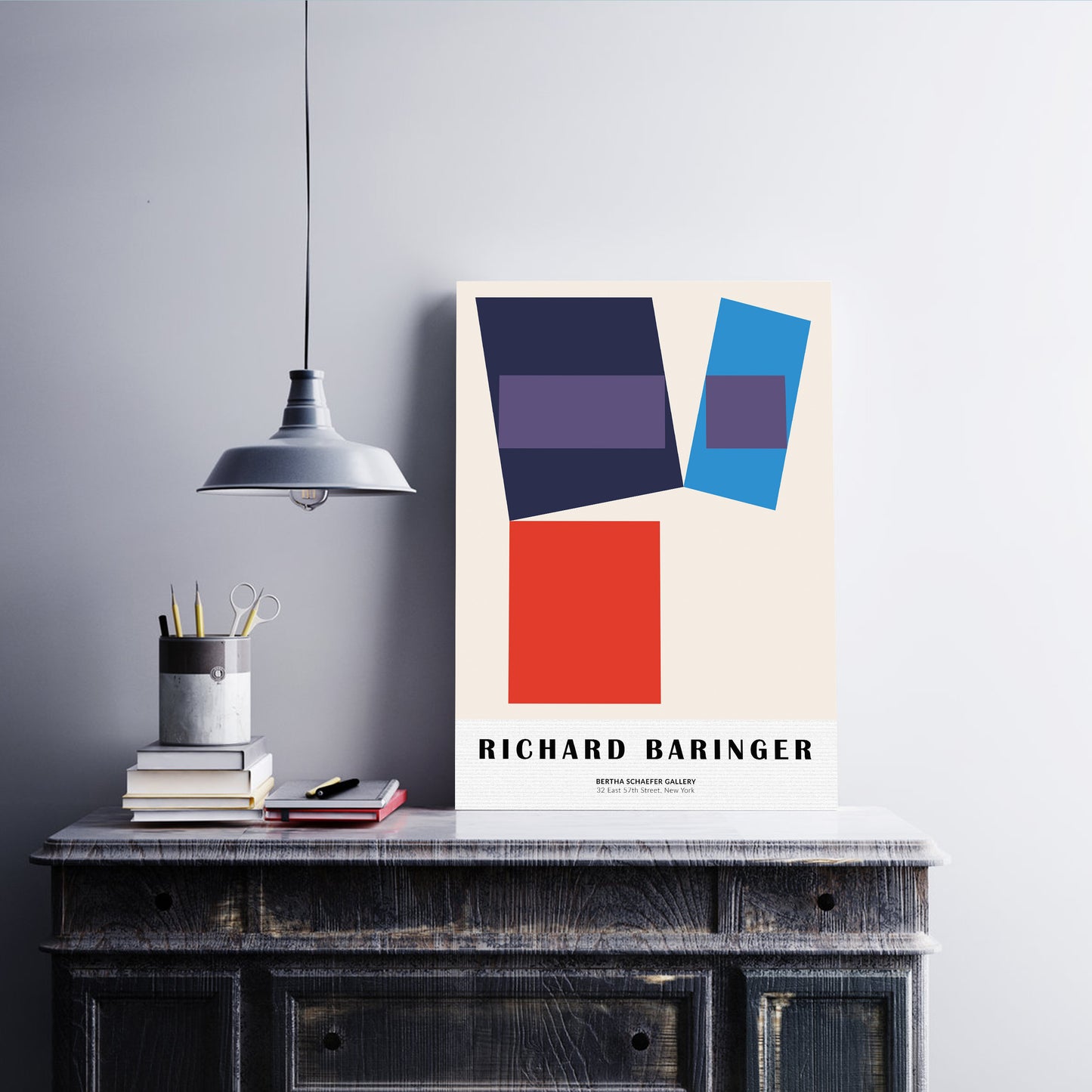 Richard Baringer New York Exhibition Poster