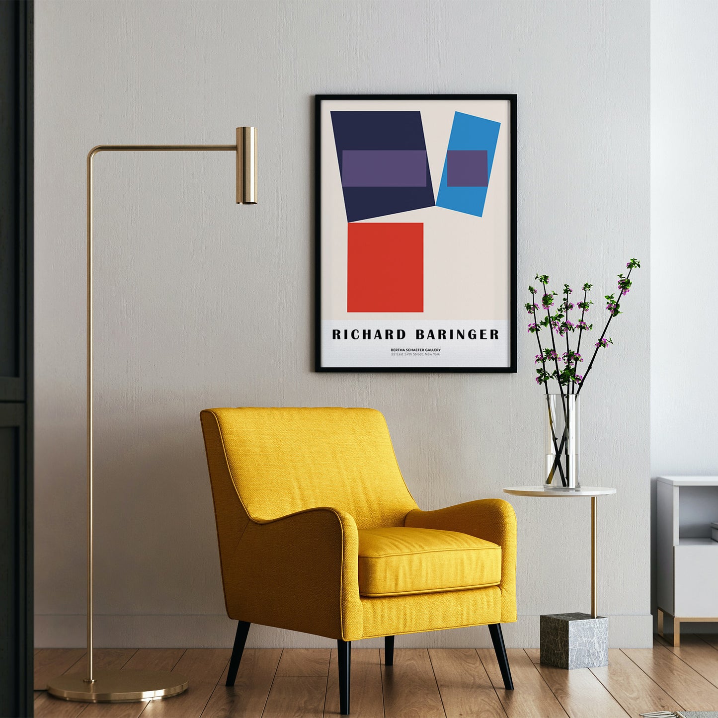 Richard Baringer New York Exhibition Poster