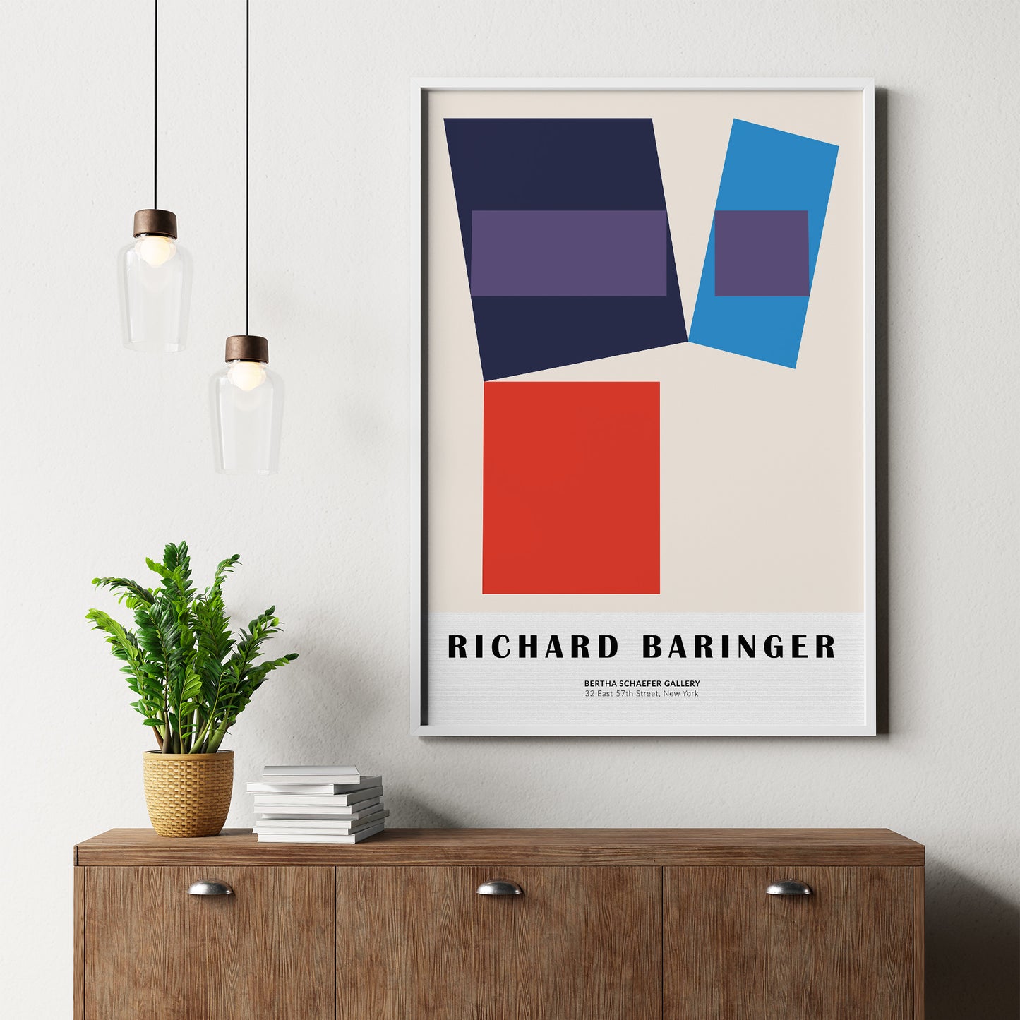 Richard Baringer New York Exhibition Poster