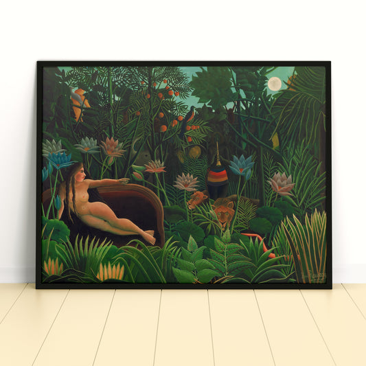 The Dream, 1910 Vintage Painting Reproduction by Henri Rousseau