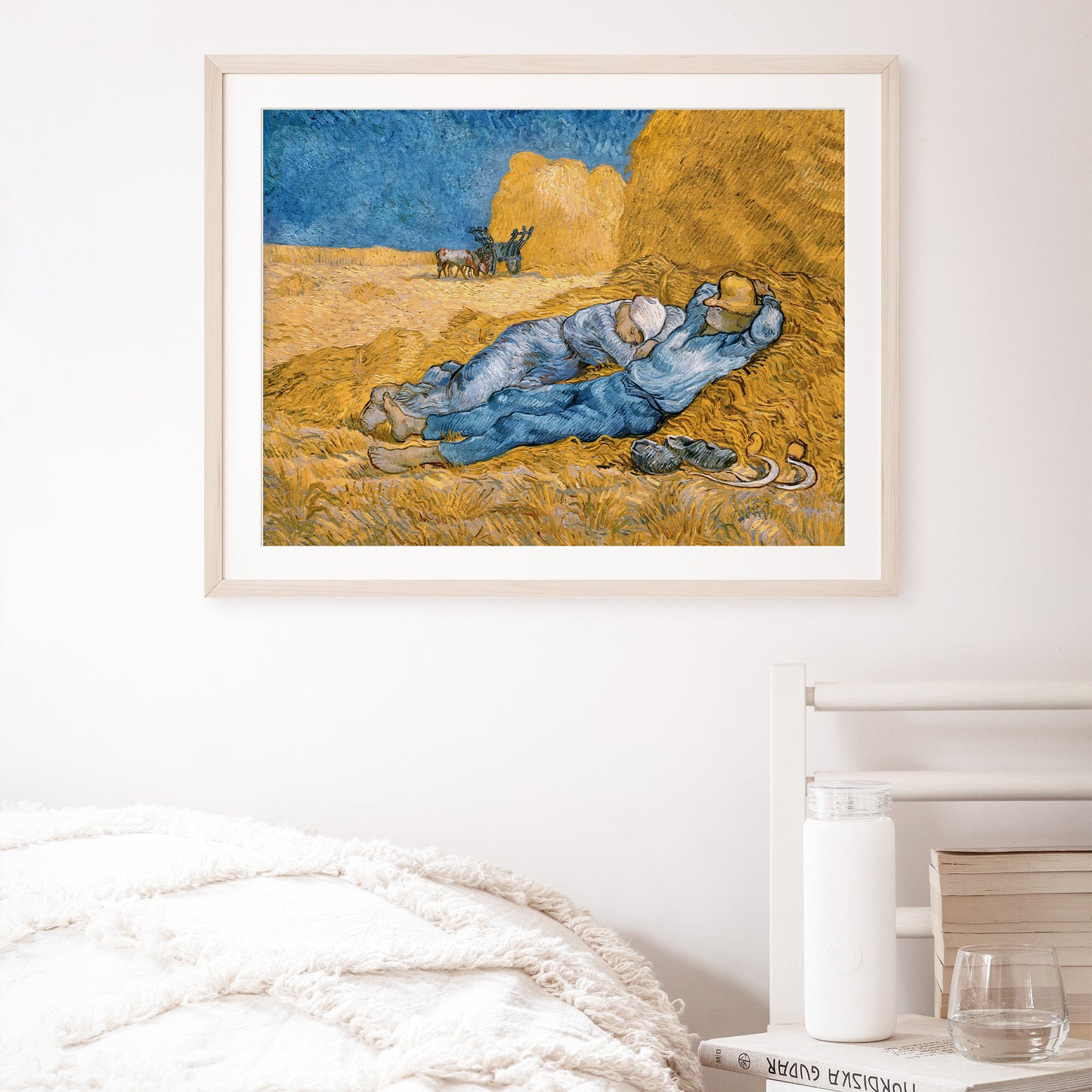 Vincent Van Gogh, The Siesta, Enhanced Reproduction Art Print
