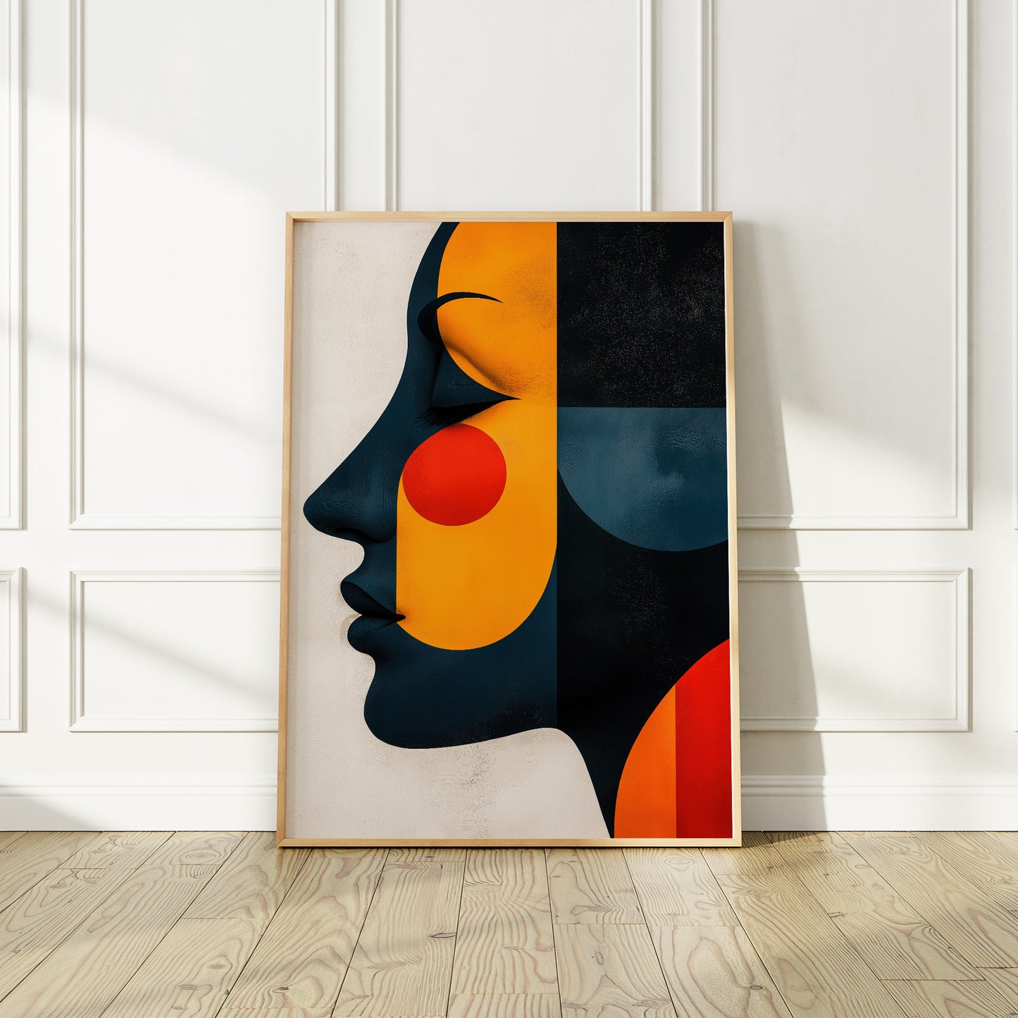 Vibrant Abstract Face of a Woman no.4
